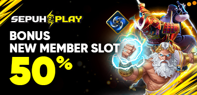 Welcome Bonus 50% Slot SEPUHPLAY
